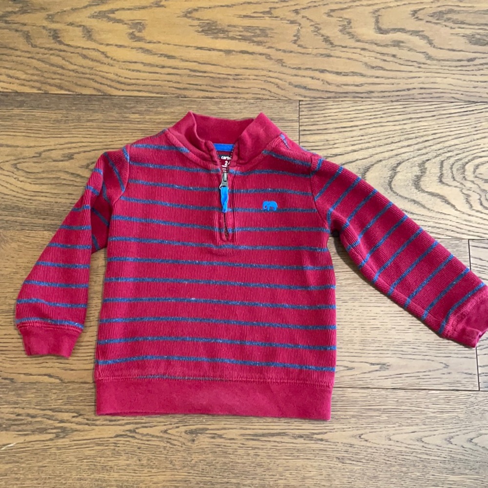 24M Boys sweater quarter zip